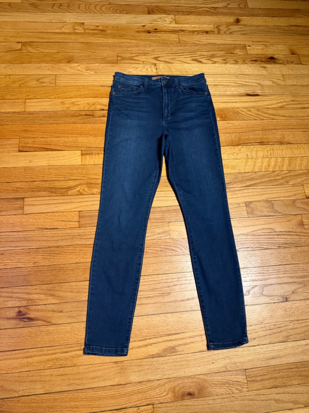 Joe's Jeans Charlie Dark Blue High-Rise Skinny Jeans super soft & stretch Sz 28